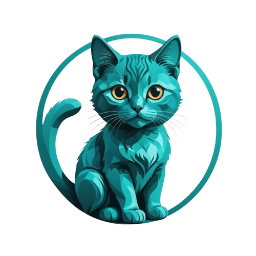 Teal Cat